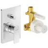 Image de Duravit Manhattan Set de mitigeurs encastrés, 2 consommateurs, chrome, MH4210008010
