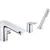 Image de Duravit Wave Robinetterie sur gorge de baignoire avec mitigeur monocommande, WA5260000010,