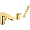 Image de Duravit Wave Robinetterie sur gorge de baignoire avec mitigeur monocommande, WA5260000034,