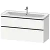 Image de Duravit D-Neo Meuble sous-vasque, 2 tiroirs, DE43910BD180000, DE4391