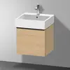 Image de Duravit D-Neo Meuble sous-vasque, 1 tiroir, DE42700BD300000, DE427003030