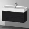 Image de Duravit D-Neo Meuble sous-vasque, 1 tiroir, DE42740BD160000, DE427401616