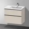 Image de Duravit D-Neo Meuble sous-vasque, 2 tiroirs, DE43580BD910000, DE435809191