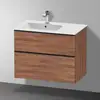 Image de Duravit D-Neo Meuble sous-vasque, 2 tiroirs, DE43660BD790000, DE436607979