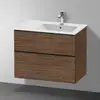 Image de Duravit D-Neo Meuble sous-vasque, 2 tiroirs, DE43670BD210000, DE436702121