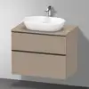 Image de Duravit D-Neo Meuble sous-vasque, 2 tiroirs, DE49670BD750000, DE496707575