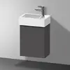 Image de Duravit D-Neo Meuble sous-vasque, 1 porte, DE4218LBD490000, DE4218L4949