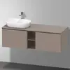 Image de Duravit D-Neo Meuble sous-vasque, 2 tiroirs, DE4950LBD430000, DE4950L4343