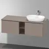 Image de Duravit D-Neo Meuble sous-vasque, 2 tiroirs, DE4950RBD430000, DE4950R4343