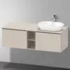 Image de Duravit D-Neo Meuble sous-vasque, 2 tiroirs, DE4950RBD910000, DE4950R9191
