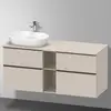 Image de Duravit D-Neo Meuble avec plan de toilette, DE4970LBD910000, DE4970L9191