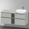 Image de Duravit D-Neo Meuble sous-vasque, 4 tiroirs, DE4970RBD070000, DE4970R0707