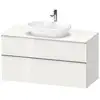 Image de Duravit D-Neo Meuble sous-vasque, 2 tiroirs, DE4969010220000, DE496902222