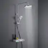 Image de Duravit Shower Systems Colonne de douche en applique avec mitigeur thermostatique, TH4382008005,