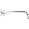 Image de Duravit bras de douche universel, robinetterie de douche fixation murale, bras de douche 410 mm, pommeau de douche, rosace carrée, chromé