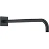 Image de Duravit bras de douche universel, robinetterie de douche fixation murale, bras de douche 410 mm, pomme de douche, rosace carrée, noir mat