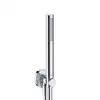 Image de Duravit Universal Set de douche avec raccord mural coudé et support, 1 jet, UV0762002010,