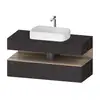 Image de Duravit Collection One Meuble avec plan de toilette, QA4732055800000,