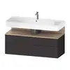 Image de Duravit Collection One Meuble sous-vasque, 2 tiroirs, QA4396055800010,