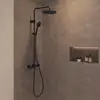 Image de Duravit Shower Systems Colonne de douche en applique avec mitigeur thermostatique, TH4282008046,