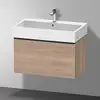 Image de Duravit D-Neo Meuble sous-vasque, 1 tiroir, DE42730BD550000, DE427307979