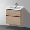 Image de Duravit D-Neo Meuble sous-vasque, 2 tiroirs, DE43540BD550000, DE435407979