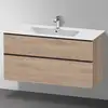 Image de Duravit D-Neo Meuble sous-vasque, 2 tiroirs, DE43640BD550000, DE436407979