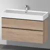 Image de Duravit D-Neo Meuble sous-vasque, 2 tiroirs, DE43750BD550000, DE437507979