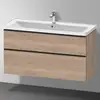 Image de Duravit D-Neo Meuble sous-vasque, 2 tiroirs, DE43910BD550000, DE4391