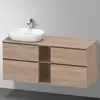 Image de Duravit D-Neo Meuble sous-vasque, 4 tiroirs, DE4970LBD550000, DE4970L7979