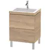 Image de Duravit L-Cube Meuble avec vasque Vero Air, 2 tiroirs, LC6936O5555,