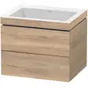 Image de Duravit L-Cube Meuble avec vasque Vero Air, 2 tiroirs, LC6926N5555,