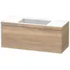 Image de Duravit L-Cube Meuble avec vasque Vero Air, 1 tiroir, LC6919N5555,