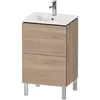 Image de Duravit L-Cube Meuble sous-vasque, 2 tiroirs, LC667105555,