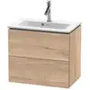 Image de Duravit L-Cube Meuble sous-vasque, 2 tiroirs, LC625605555,