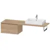 Image de Duravit L-Cube Meuble bas, 2 tiroirs, LC585905555,