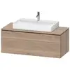 Image de Duravit L-Cube Meuble avec plan de toilette, LC4882055550000,
