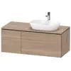 Image de Duravit L-Cube Meuble avec plan de toilette, LC4874055550000,