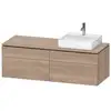 Image de Duravit L-Cube Meuble avec plan de toilette, LC4870R55550000,