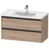 Image de Duravit Ketho.2 Meuble sous-vasque, 2 tiroirs, K25284055550000,