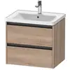 Image de Duravit Ketho.2 Meuble sous-vasque, 2 tiroirs, K25282055550000,