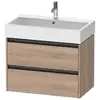Image de Duravit Ketho.2 Meuble sous-vasque, 2 tiroirs, K25277055550000,