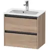 Image de Duravit Ketho.2 Meuble sous-vasque, 2 tiroirs, K25255055550000,