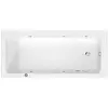 Image de Duravit D-Code Baignoire balnéo rectangulaire, 760671000JP1000,