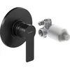 Image de Duravit D-Code Mitigeur monocommandé encastré, rosace ronde, DC4210007046, Couleur: Noir Mat