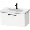 Image de Duravit D-Code Meuble sous-vasque, 1 tiroir, DC46670BD180000,