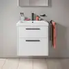 Image de Duravit D-Code Meuble sous-vasque, 2 tiroirs, DC46700BD180000,