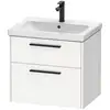 Image de Duravit D-Code Meuble sous-vasque, 2 tiroirs, DC46710BD180000,