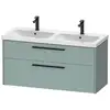 Image de Duravit D-Code Meuble sous-vasque, 2 tiroirs, DC46740BDHG0000,