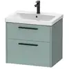 Image de Duravit D-Code Meuble sous-vasque, 2 tiroirs, DC46710BDHG0000,